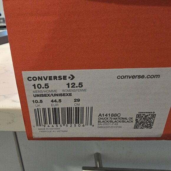 Converse Chuck 70 National Leather Low Top Shoes (A14188C) Oxfords Mens Sz 10.5 - Picture 14 of 14